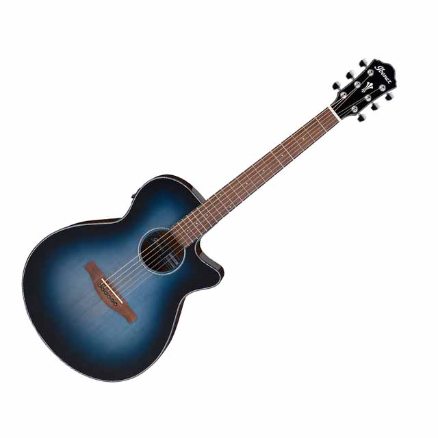 Guitarra Electroac Stica Ibanez Guitarra Electroacustica Ibanez Azul